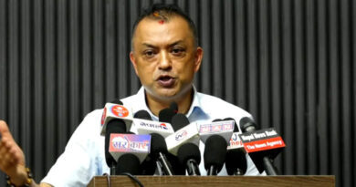 बालेन सरकारका १०० दिन : संवेदनशील विषयमा प्रधानमन्त्री, मन्त्रीहरूको ‘लफङ्गो’ शैलीको अभिव्यक्ति चिन्ताजनक : गगन थापा बालेन सरकारका १०० दिन : संवेदनशील विषयमा प्रधानमन्त्री, मन्त्रीहरूको ‘लफङ्गो’ शैलीको अभिव्यक्ति चिन्ताजनक : गगन थापा