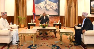 तराई–मधेशको अवस्थाबारे राष्ट्रपति पौडेलद्वारा प्रथम राष्ट्रपति र प्रथम उपराष्ट्रपतिसँग छलफल तराई–मधेशको अवस्थाबारे राष्ट्रपति पौडेलद्वारा प्रथम राष्ट्रपति र प्रथम उपराष्ट्रपतिसँग छलफल