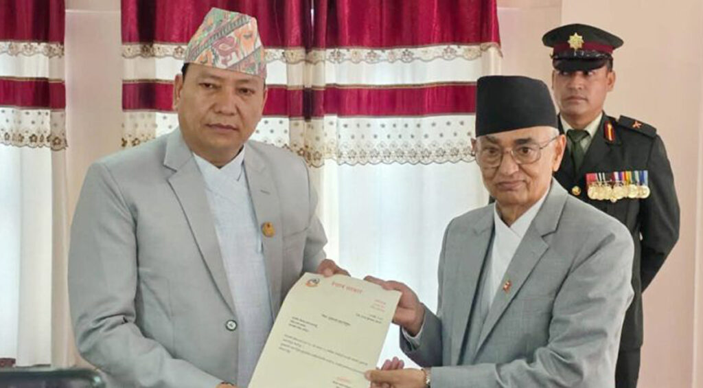 बागमतीको मुख्यमन्त्रीमा किरण थापा नियुक्त