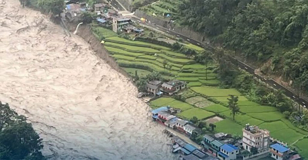कालीगण्डकीको बाढीले पर्वतमा ८० घर बगायो, मानवीय क्षति भएको छैन